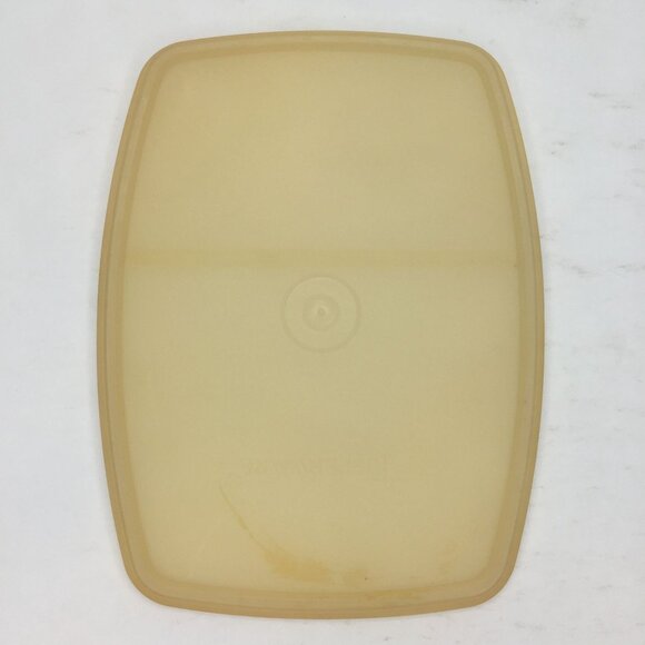 Vintage Tupperware Packette Divided Lunch Snack Sandwich Storage Container Beige - Picture 6 of 10